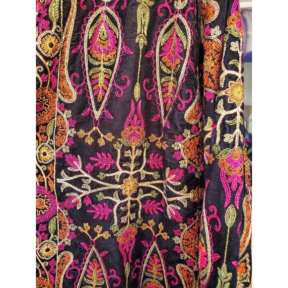 Absolutely WILD Soft Surroundings bohemian 2x Velvet & Brocade Jacket. 2x. New. - Picture 6 of 7